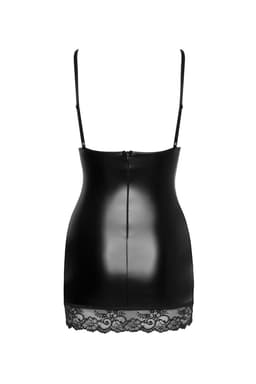 Noir Handmade Minikleid, Nahaufnahme der verstellbaren Träger
