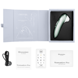 Zusätzlicher Stimulationskopf des Womanizer Pro Vibrant Salbeigrün
