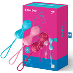 Satisfyer Loveballs Trainingsset 1, Detailansicht der Silikonoberfläche