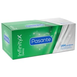 Pasante Ribbed Passion gerippte Kondome, Box mit 144 Stück in der Gesamtansicht