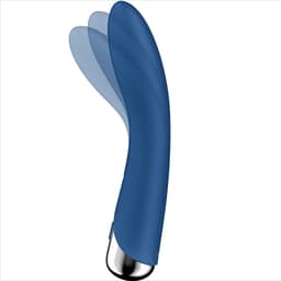 Satisfyer Spinning Vibe 1 mit magnetischem USB-Ladekabel in natürlichem Licht fotografiert