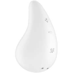 Satisfyer Auflegevibrator freistehend vor neutralem, hellem Hintergrund