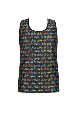 Anais for Men Tank Top, Detailansicht des Stoffes am Ausschnitt