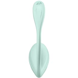 Verpackung des Satisfyer G-Punkt-Stimulator in Wassergrün mit Produktabbildung