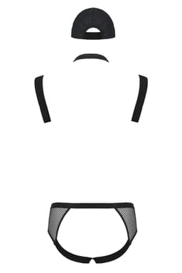 Passion John Herren-Dessous-Set in Nahaufnahme des Materials