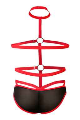 Cut4Men Body-Harness, Rückenansicht im Detail