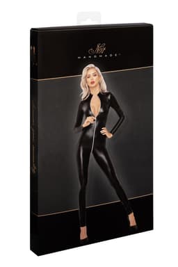 Verpackung des Noir Handmade Catsuits in der Hochglanzbox