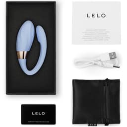 LELO Tiani Twist Paarvibrator von der Seite mit ultraweicher Sensorik-Rille
