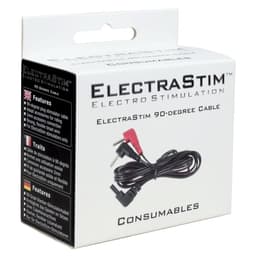 ElectraStim Stimulatorkabel aus Nylon und PVC locker aufgerollt