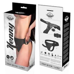 Harness Attraction Strap-on mit Vibration – Modellserie – Kenny (15 cm / Ø 3,2 cm), Ansicht 27
