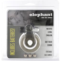 Seven Creations Vibrationsring, Detailansicht des Klitorisstimulators in Elefantenform