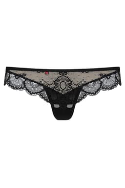 Obsessive 853 String am Körper getragen, seitliche Ansicht