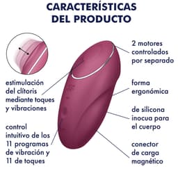 Satisfyer Tap & Climax 1, beide Farbvarianten im Vergleich in Produktfotografie