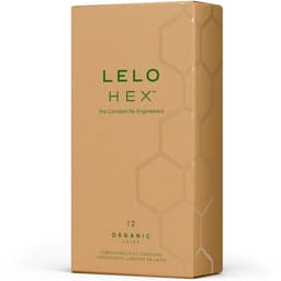 Lelo Hex Organic – Kondome aus Bio-Latex mit Sechseckstruktur – 12 Stück, Ansicht 17