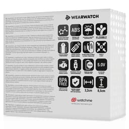 WearWatch Vibrator, Nahaufnahme der Silikonoberfläche, Produktfoto in natürlichem Licht