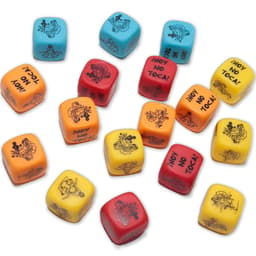Diablo Picante Würfelspiel der Haltungen, fluoreszierender Würfel mit Verpackung