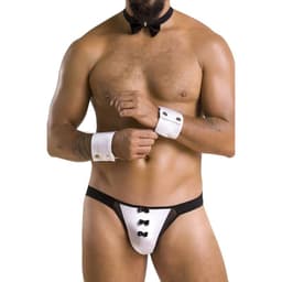 Passion 036 Alfrojo Herren-Slip, Nahaufnahme des elastischen Bunds