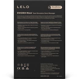 Lelo Enigma Wave G-Punkt-Vibrator in Schwarz, Nahaufnahme der Materialoberfläche und Verarbeitung