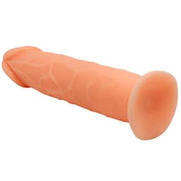 Baile Vive realistischer Dildo mit Saugnapf mit starkem Saugnapf auf einer glatten Fläche befestigt
