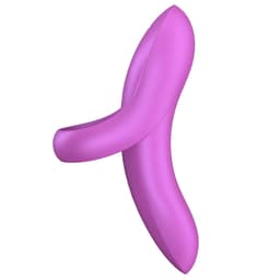 Satisfyer Bold Lover von der Seite mit Fingerschlaufe im Detail
