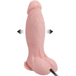 Baile aufblasbarer Dildo mit 18,8 cm Gesamtlänge im Größenvergleich