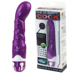 Baile Sensation Silikonvibrator in der Hand zum Größenvergleich