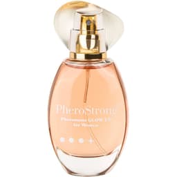 PheroStrong Glow up for Women Pheromon-Parfum, Flakon mit Sprühkopf von der Seite