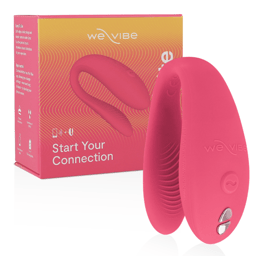We-Vibe Sync Lite Paarvibrator aus Silikon in C-Form, Gesamtansicht