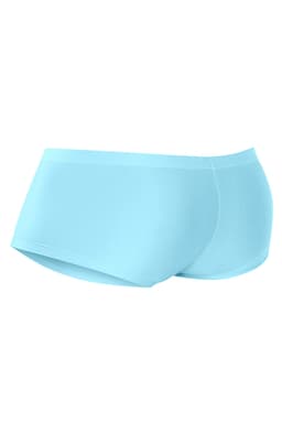 Cut4Men Hipster-Slip aus Mikrofaser in Aquablau, seitliche Ansicht im Ganzen