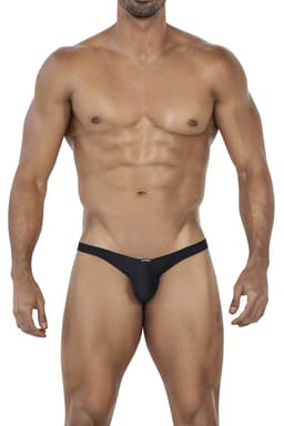 Cut4Men Capri-Slip aus Mikrofaser in Schwarz, Gesamtansicht von vorne