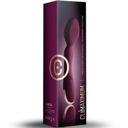 Climaximum Aurora Stabvibrator, in der Hand gehalten, 23,3 cm Höhe im Größenvergleich