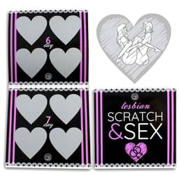 SecretPlay Scratch & Sex Lesbisch, Detailansicht der Rubbelfelder
