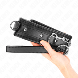 KINK Schwere Halskette Modell 1, Rückansicht mit Riemenführung