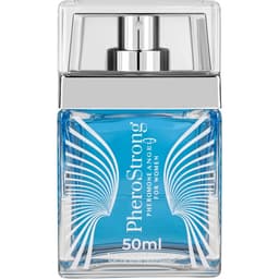 PheroStrong Angel Pheromon-Parfum von der Seite, Flakonhals und Verschluss im Detail