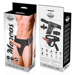 Harness Attraction Hollow-Strap-on – Modellserie – Basic – mit Vibration (15 cm / Ø 5 cm), Ansicht 34