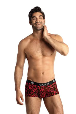 Anais for Men Boxershorts (Tribal) in Rot/Schwarz, Gesamtansicht von vorne