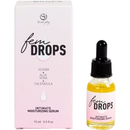 Secretplay Fem Drops Intim-Feuchtigkeitsserum, 15-ml-Flasche in Gesamtansicht
