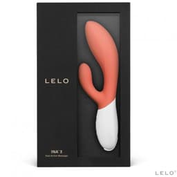 Lelo Ina 3 in Koralle mit 11 cm Einführlänge im Größenvergleich