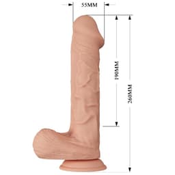 Baile Schöne Begegnung Berqrisi Vibrator, Rückansicht der Basis mit Bedienelement im Detail