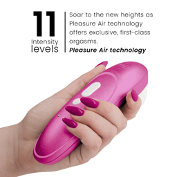 Bedienelemente des Womanizer Pro Vibrant im Detail