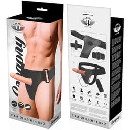 Harness Attraction Hollow-Strap-on – Modellserie – Gregory – mit Vibration (16,5 cm / Ø 4,3 cm), Ansicht 21