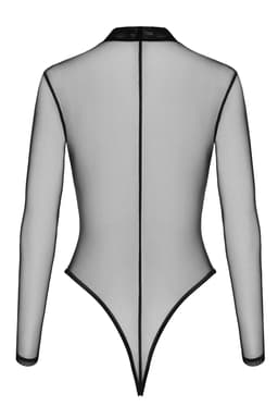 Noir Handmade Troublemaker Body in Schwarz, am Körper getragen zur Veranschaulichung der Passform