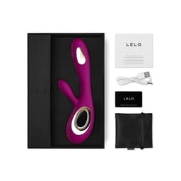 Lelo Soraya Wave in Deep Rose mit 11 cm Einführlänge im Größenvergleich