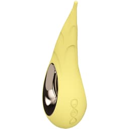 Lelo Dot Cruise im Größenvergleich mit Handmaß – Produktfoto in Studioqualität