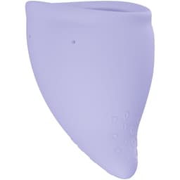 Fun Cup Größe A Lila, Nahaufnahme des Silikonmaterials