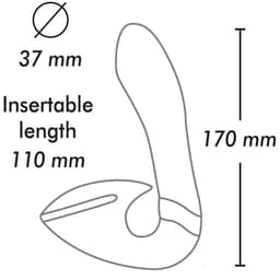 Shunga Soyo – Intimmassager mit getrennter Intensitätsregelung – Violett, Ansicht 23