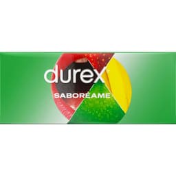 Durex Pleasure Fruits Kondome, einzelne Folienpackungen der vier Aromen im Detail