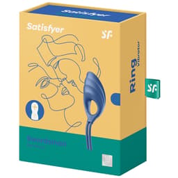 Satisfyer Swordsman Vibro-Penisring am USB-Magnetladekabel angeschlossen