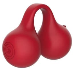 Snail Vibe Twinn Cherry Finger-Vibrator, Gesamtansicht in Studioqualität