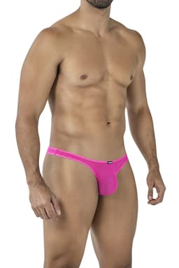 Cut4Men Capri-Slip aus durchsichtigem Netzmaterial, Farbvariante Türkis, Detailansicht des Netzmaterials